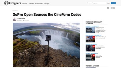 GoPro Open Sources the CineForm Codec
