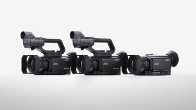 Sex nya videokameror från Sony