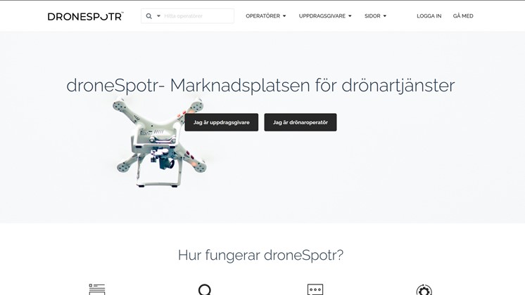 Ny tjänst för att hitta drönarpiloter i Sverige