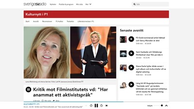 Kritik mot Filminstitutets vd: "Har anammat ett aktivistspråk"