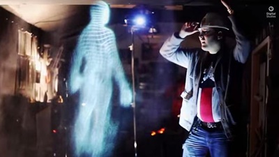 Gör ett äkta spöke med hologram