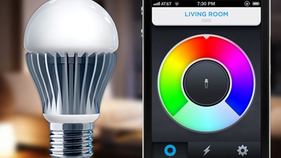 Byt färg på lampan via din smartphone
