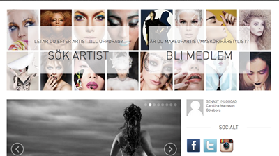 Ny mötesplats för makeupartister på nätet
