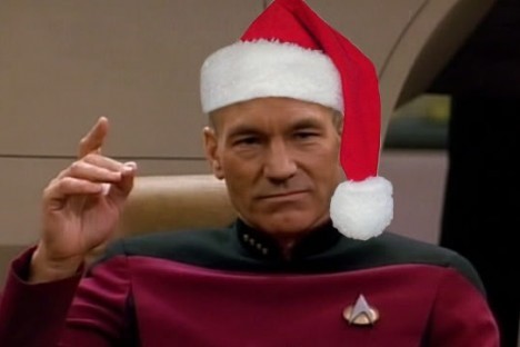 God jul önskar Voodoo Film (och Captain Picard)